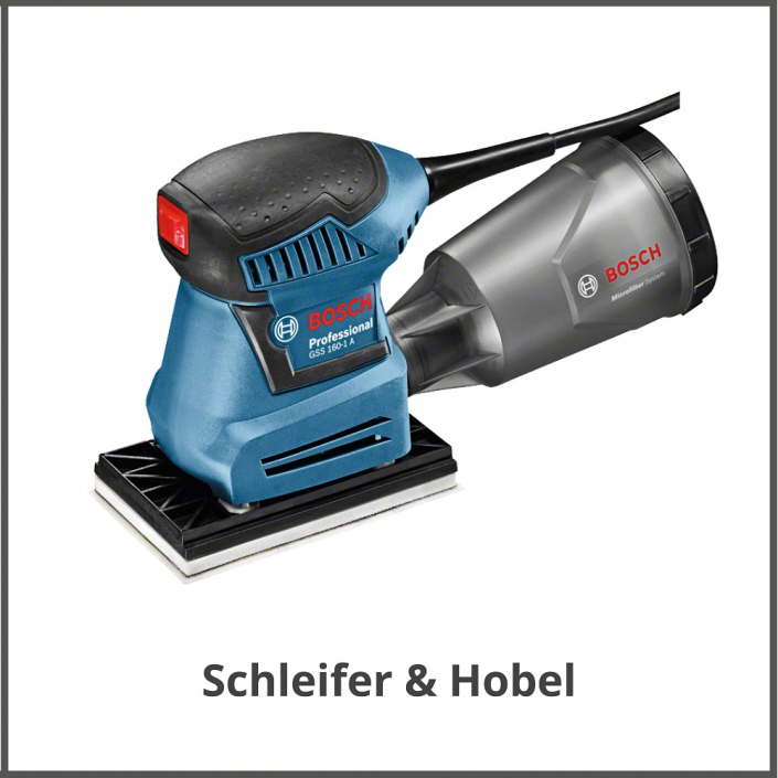 Bosch Schleifer und Hobel